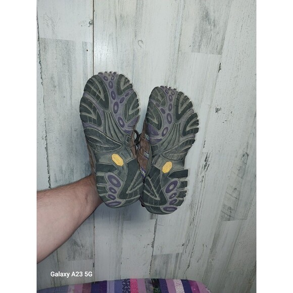 Merrell Women's Moab 2 Mid Vent Mid Hiking Boots Bracken/Purple Size 6.5, J06050 - Picture 11 of 13